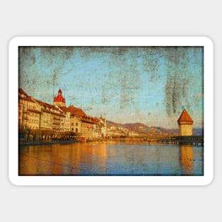 The Bridge (Lucerne) Sticker